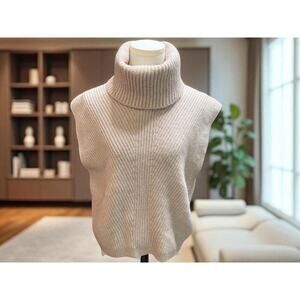 Express sleeveless turtle neck soft pink Women's sweater size L